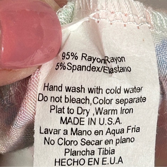 Annabelle Scoop Neck Sleeveless Floral Swing Spring/Summer/Fall Dress Sz M - Picture 12 of 12